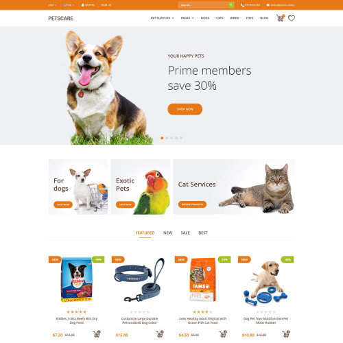 PetsCare - Fournitures pour Animaux
